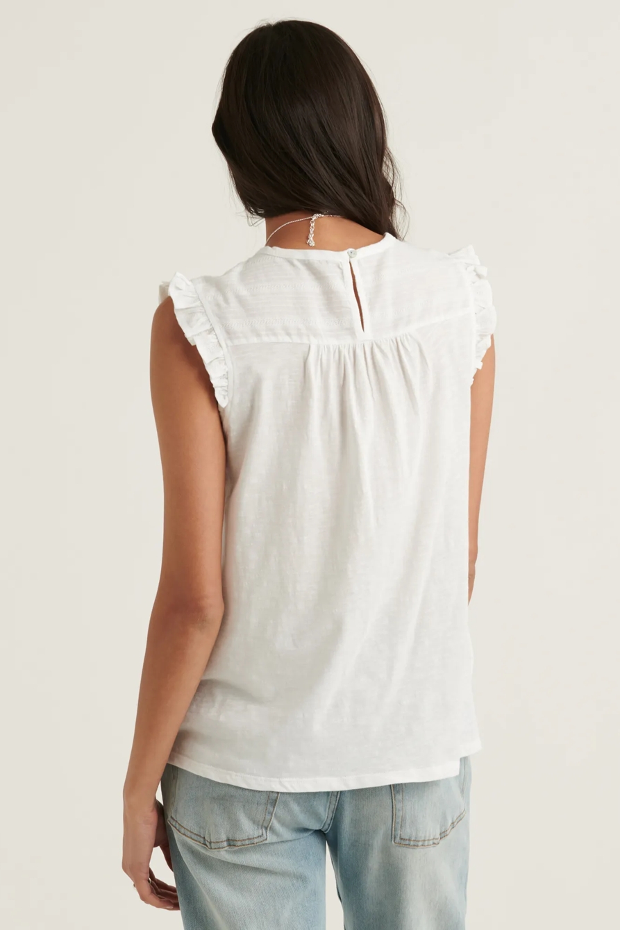 SHIFFLY RUFFLE SHELL TOP, image 4