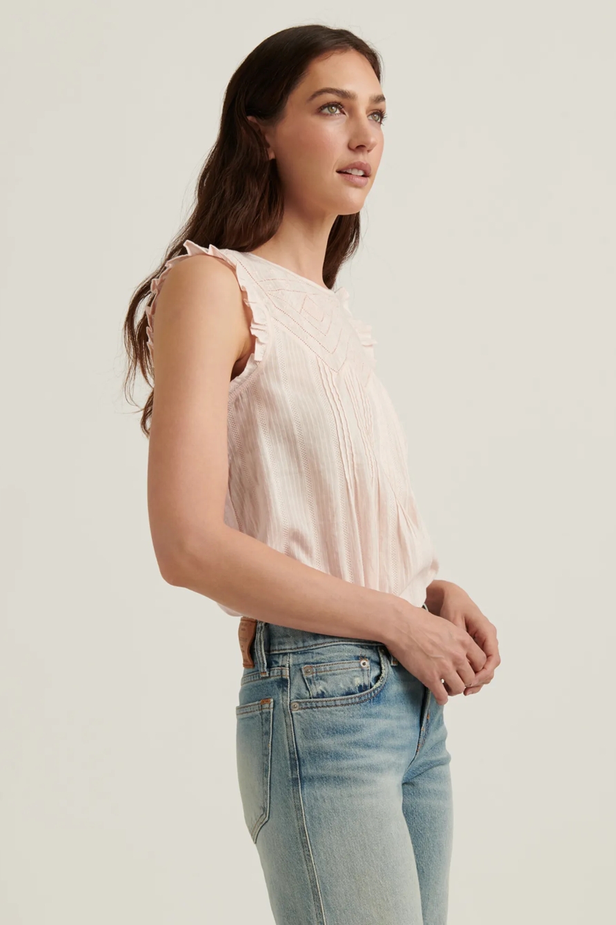 SHIFFLY RUFFLE SHELL TOP, image 3