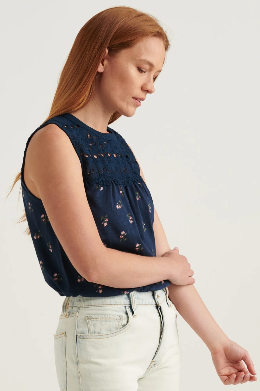 PRINTED SHIFFLY SHELL TOP, image 3