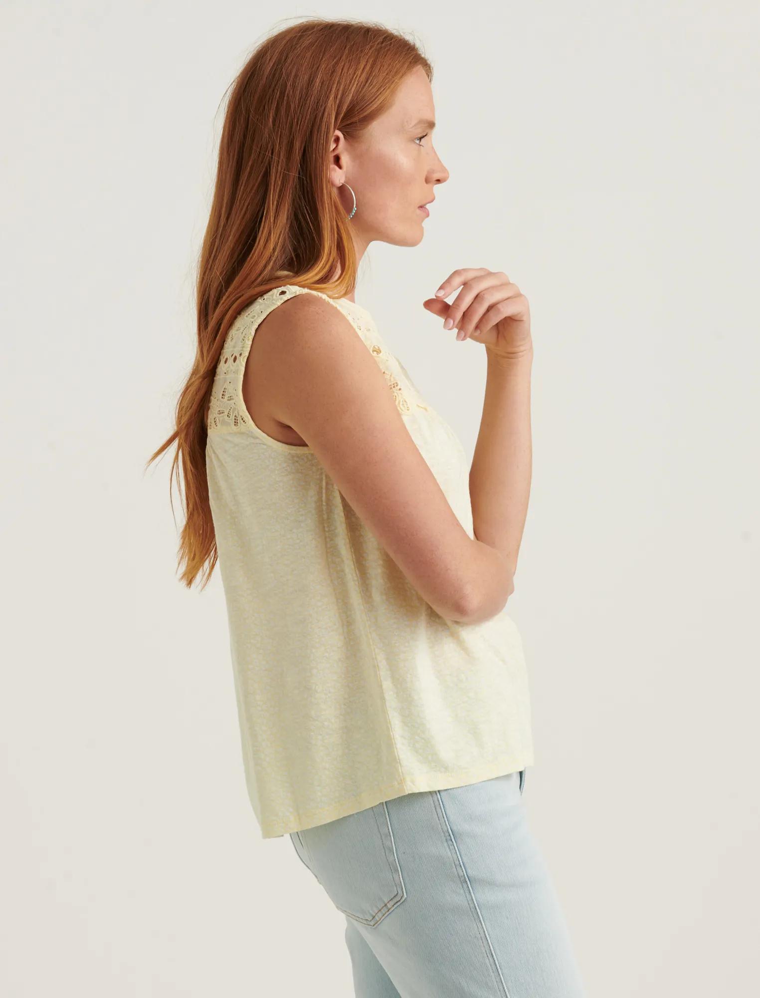 PRINTED SHIFFLY SHELL TOP, image 3