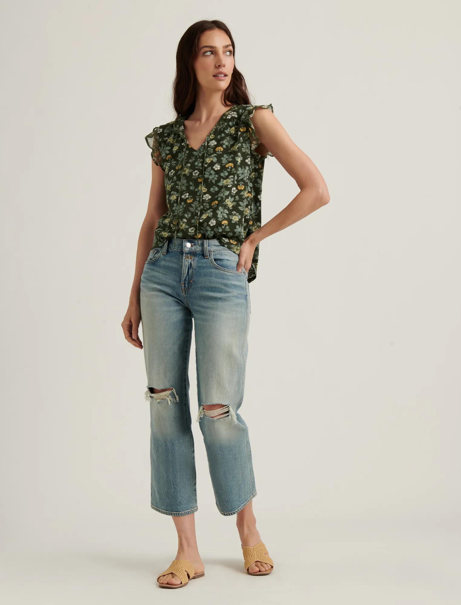 PRINTED RUFFLE TANK, image 2