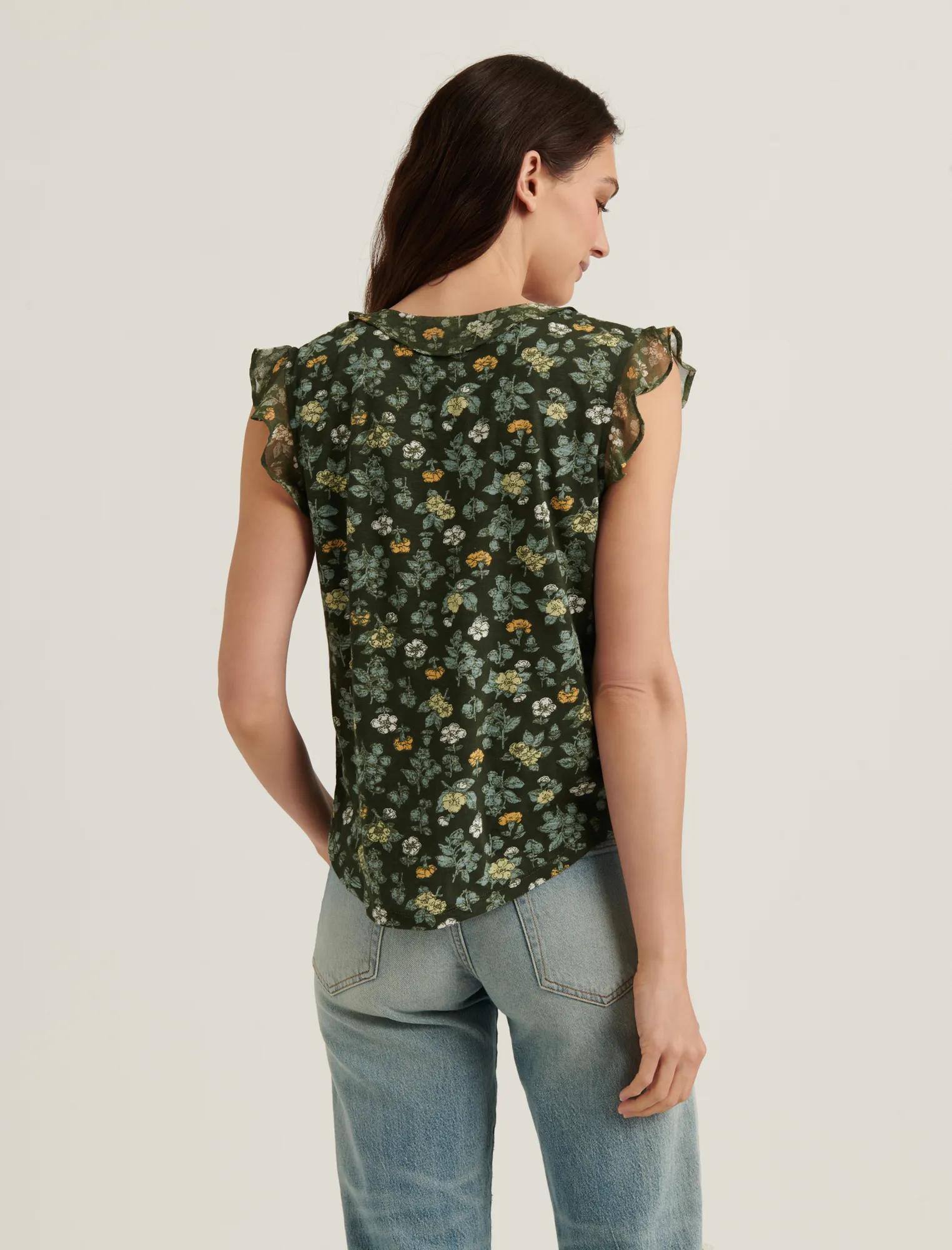 PRINTED RUFFLE TANK, image 4