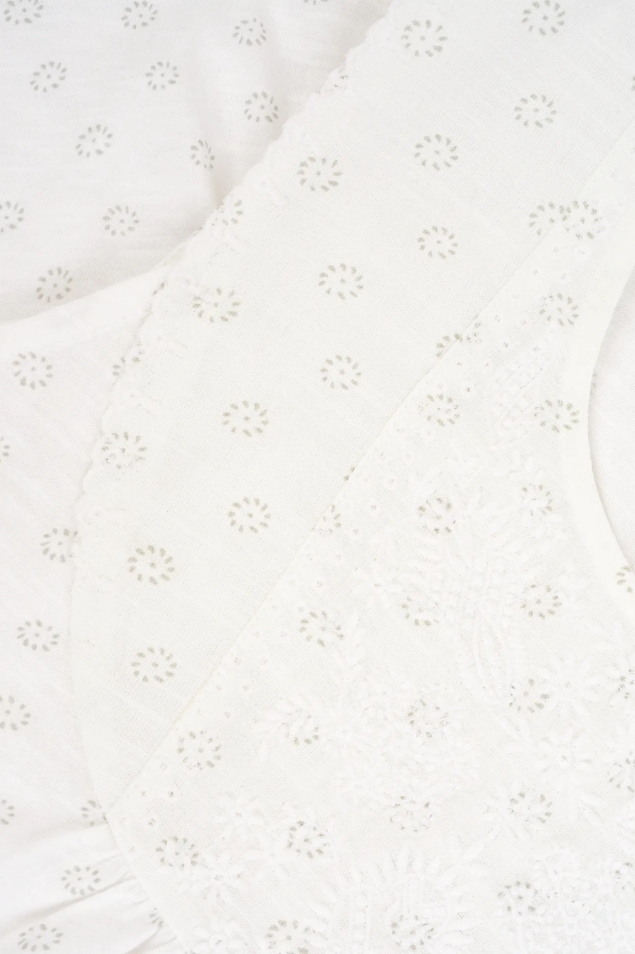 EMBROIDERED YOKE TANK, image 2