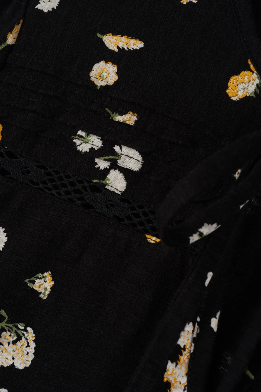 PRINTED V-NECK BLOUSE, image 2