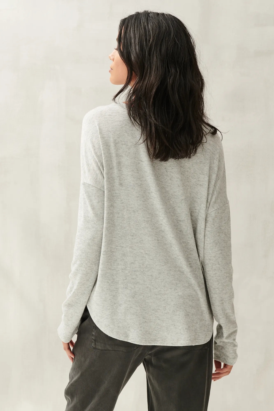 DROP SHOULDER CLOUD JERSEY TOP, image 4