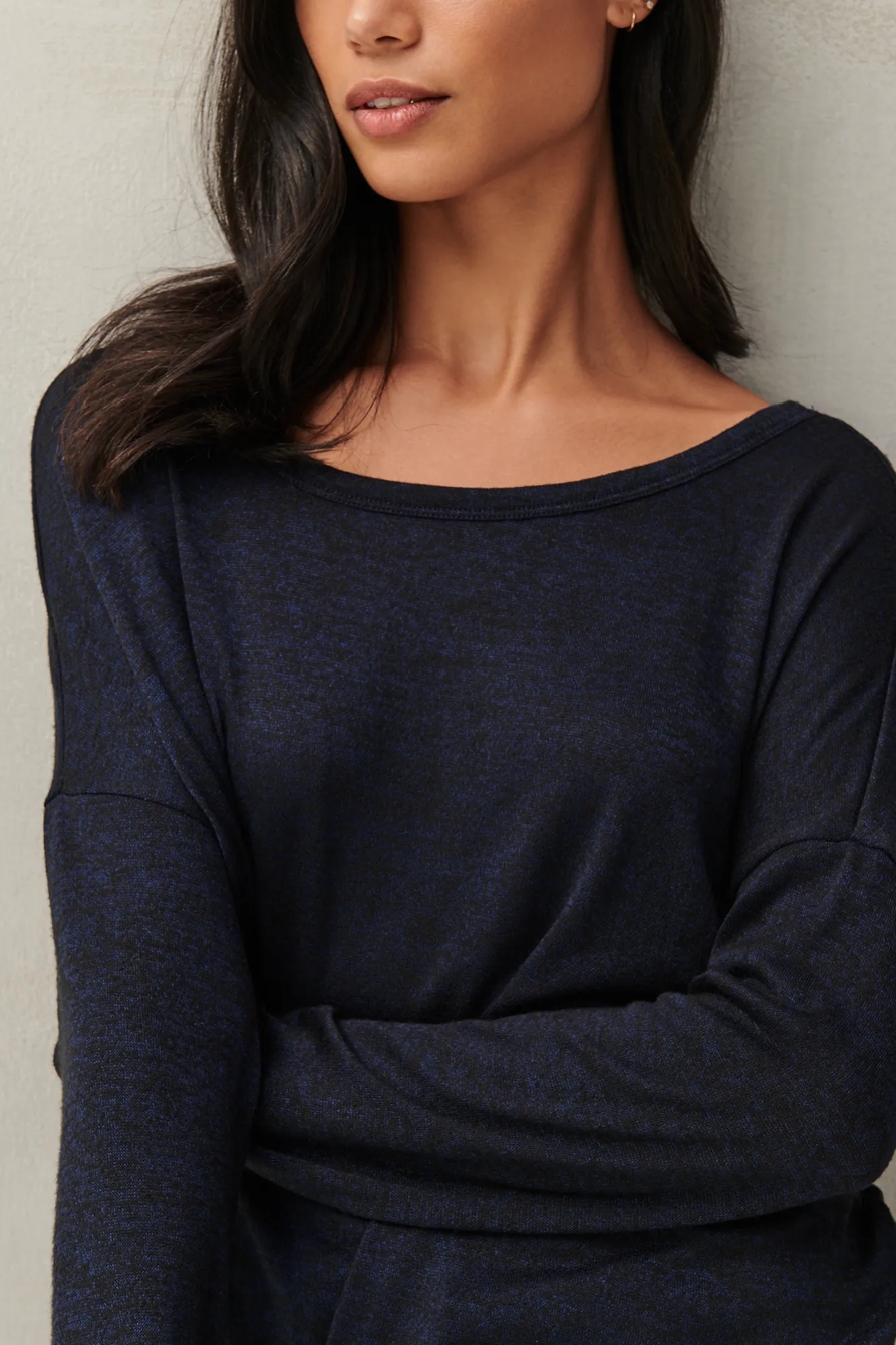 DROP SHOULDER CLOUD JERSEY TOP, image 4