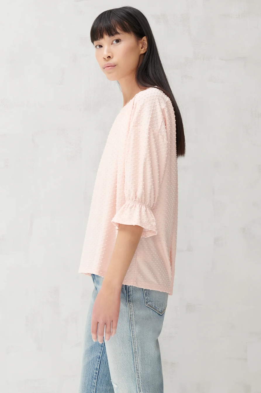 JACQUARD BOAT NECK TOP, image 3