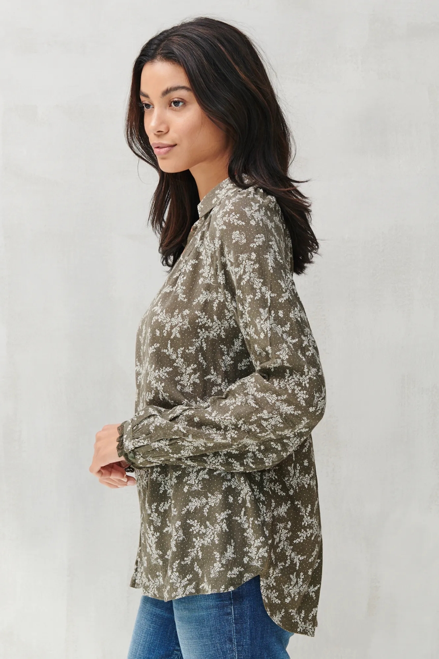 HIGH LOW V NECK TOP, image 3
