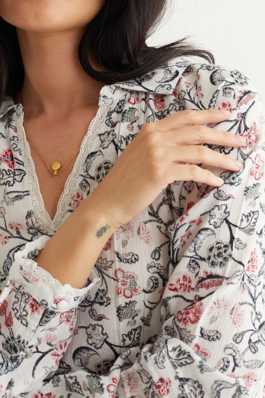 HIGH LOW V NECK TOP, image 5