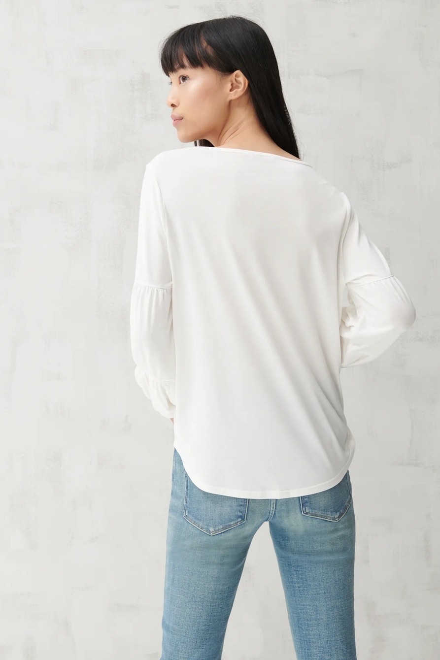 SANDWASH TIERED SLEEVE TOP, image 3