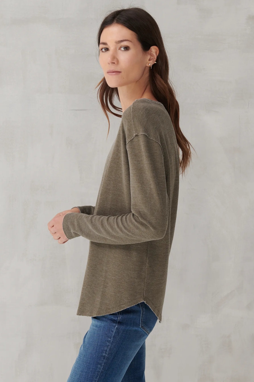 GARMENT DYE THERMAL CREW, image 3