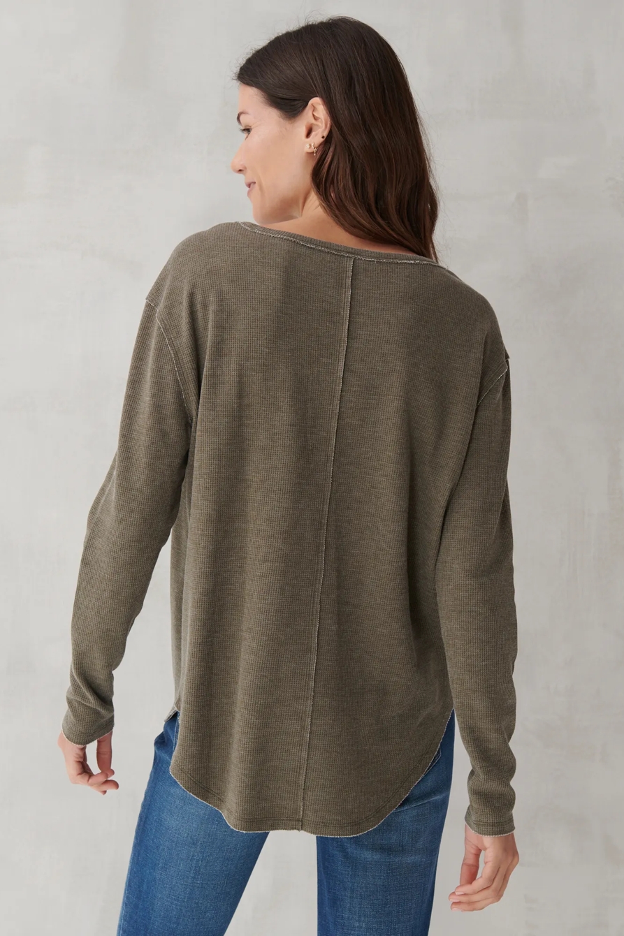 GARMENT DYE THERMAL CREW, image 4