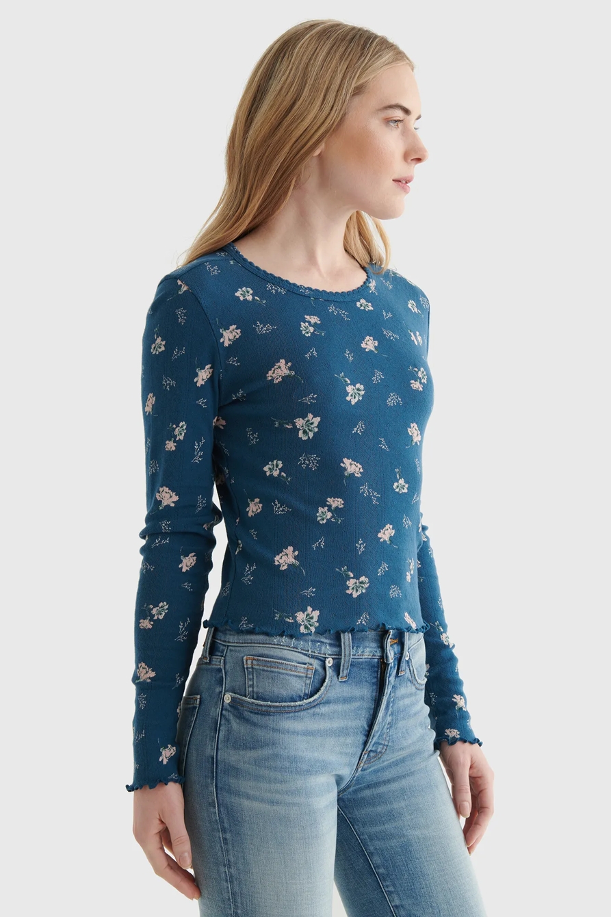POINTELLE LONG SLEEVE CREW, image 3