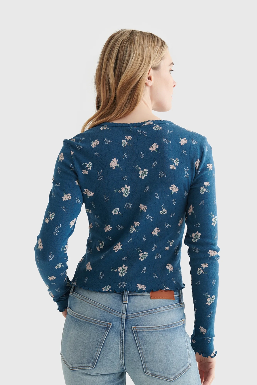 POINTELLE LONG SLEEVE CREW, image 5