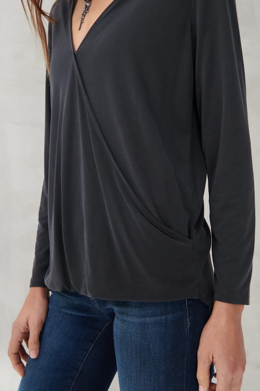 SANDWASH SURPLICE TOP, image 5