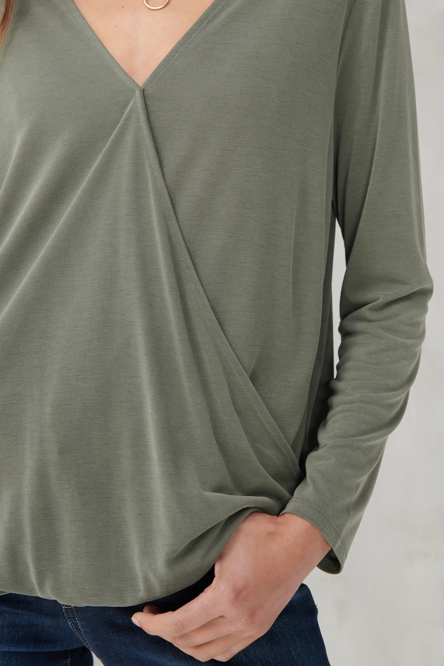 SANDWASH SURPLICE TOP, image 5