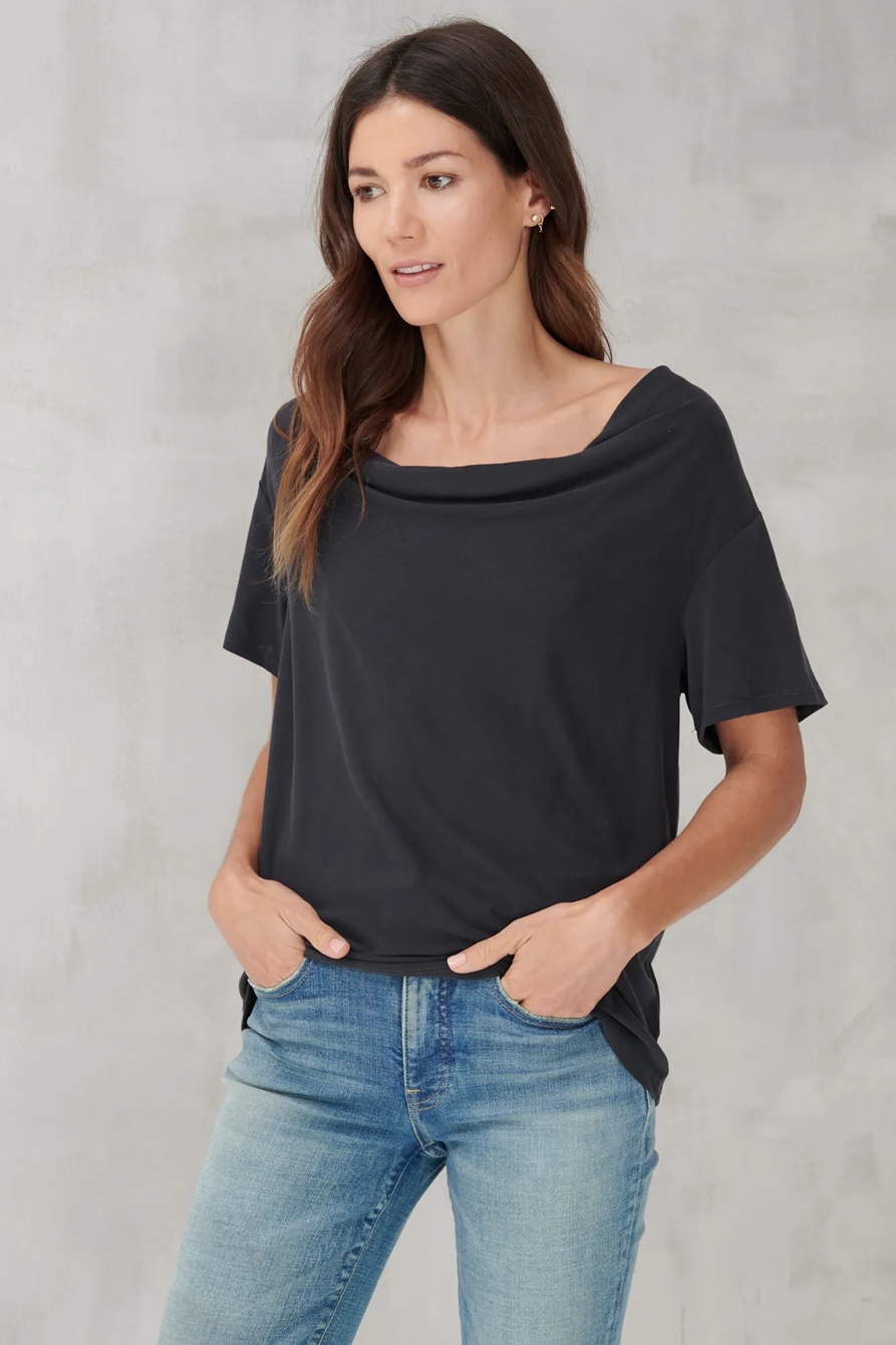 SANDWASH COWL NECK TOP, image 2