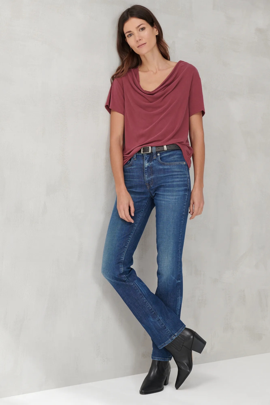 SANDWASH COWL NECK TOP, image 2