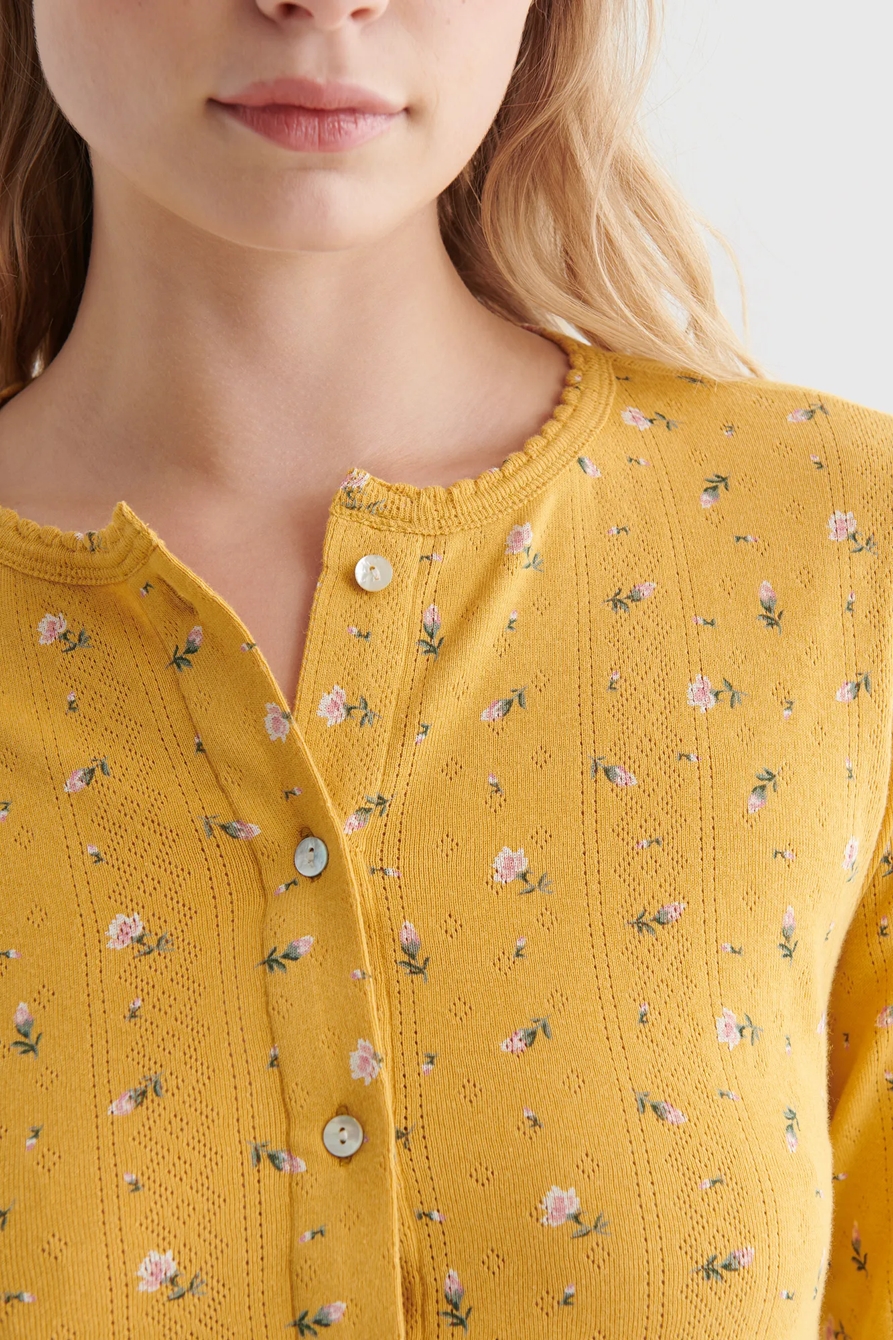 POINTELLE-KNIT CARDIGAN, image 4