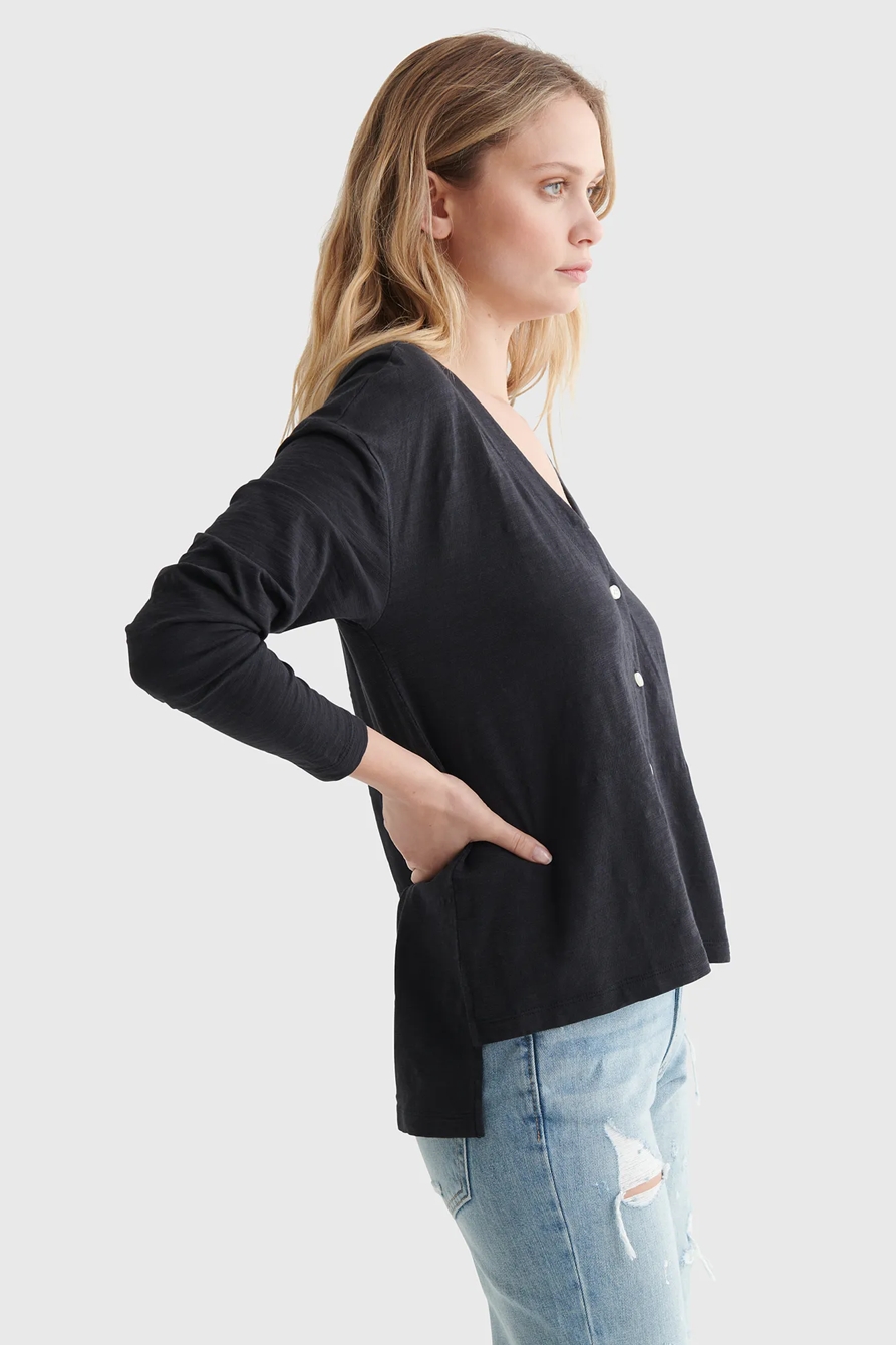 OVERSIZED V-NECK CARDIGAN, image 3