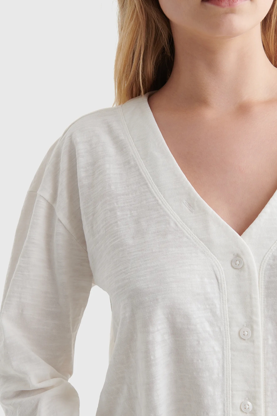 OVERSIZED V-NECK CARDIGAN, image 4