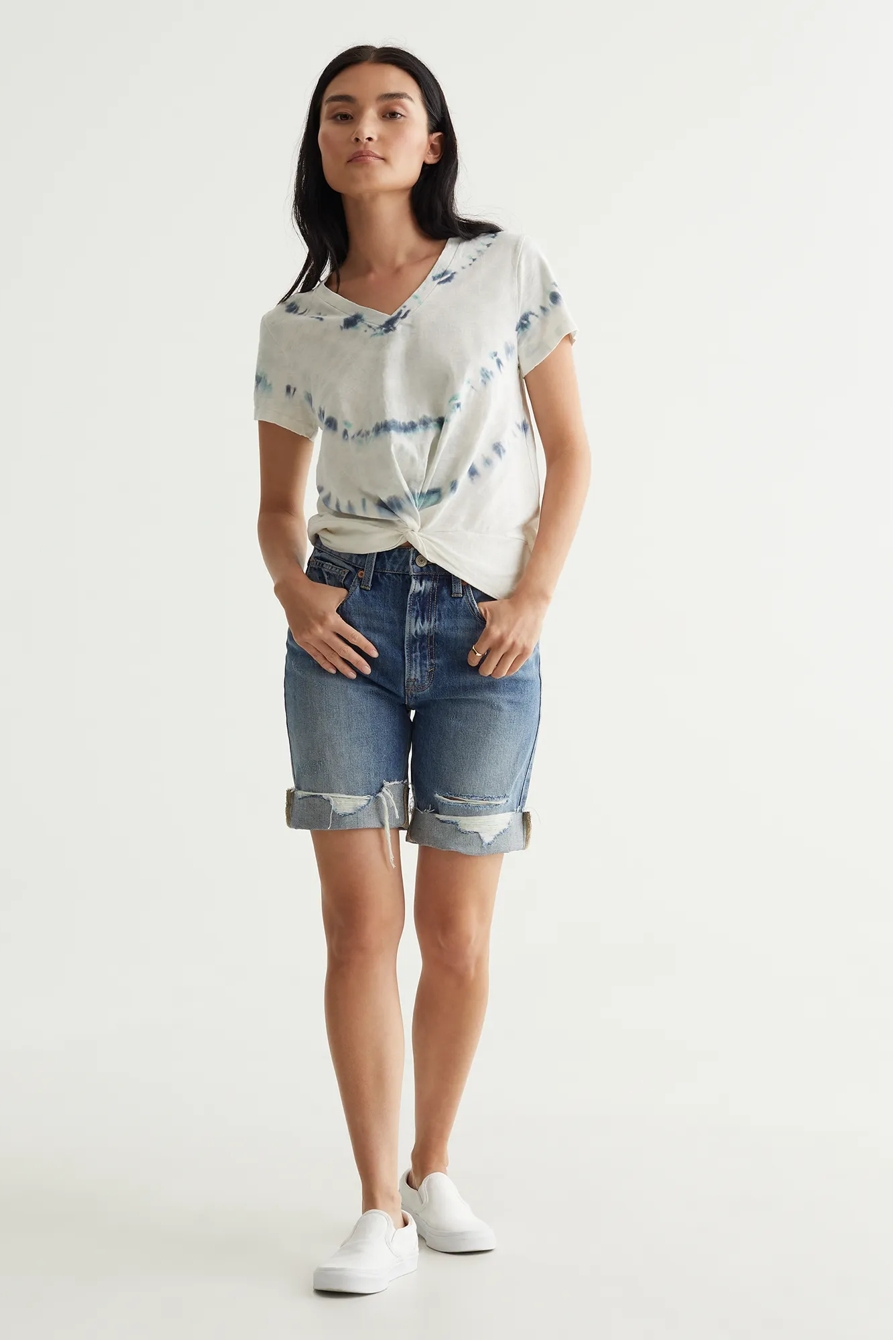 TWIST FRONT TEE, image 2
