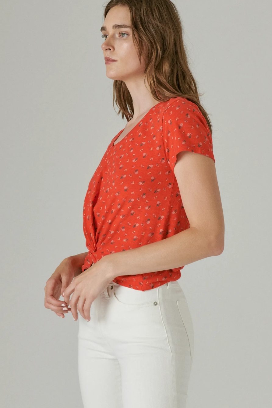 TWIST FRONT TEE, image 2