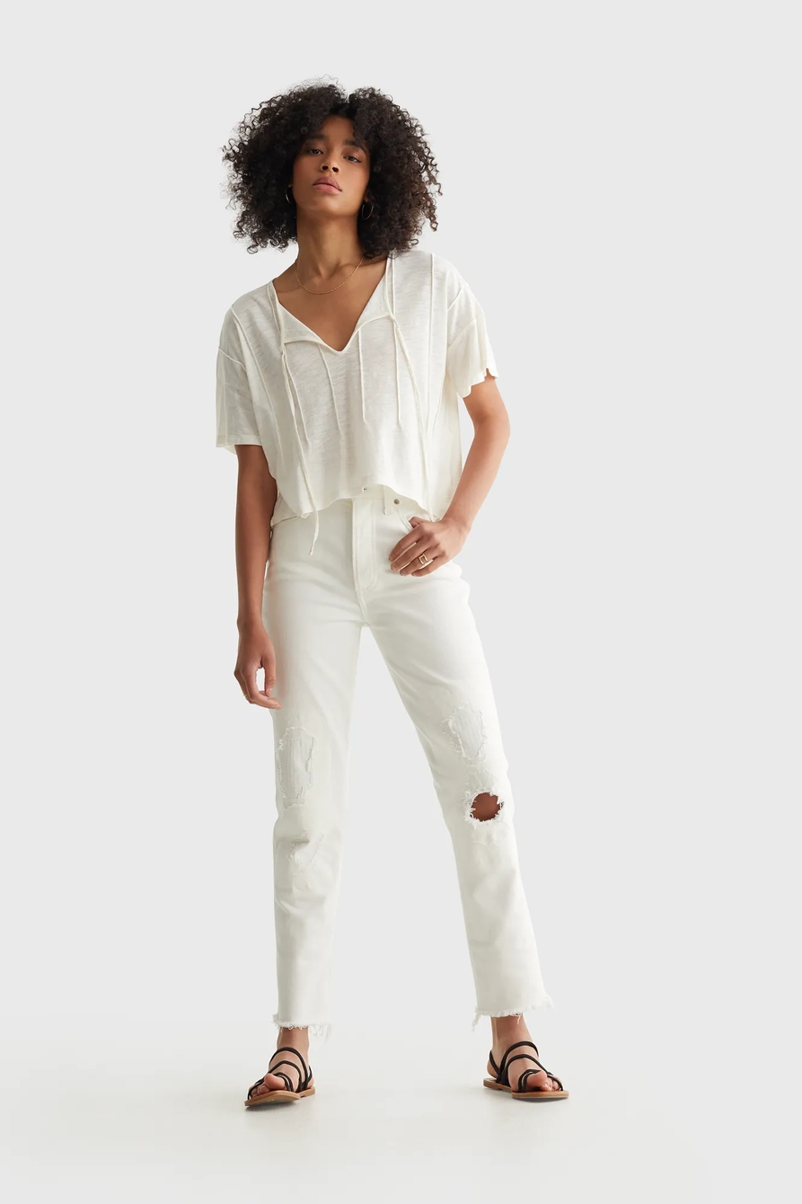 PINTUCK HI-LOW TOP, image 2