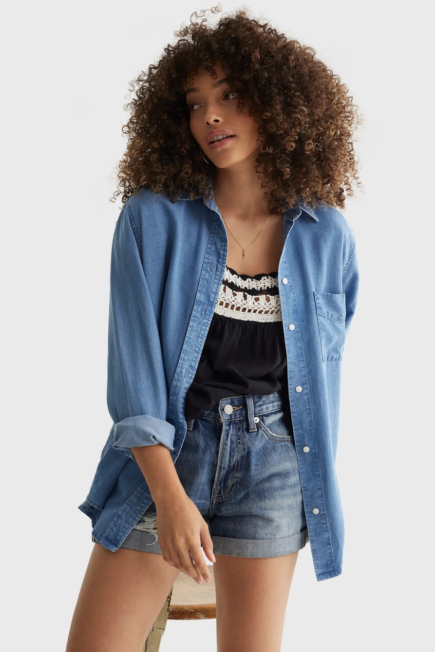 SQUARE NECK CROCHET TOP, image 6