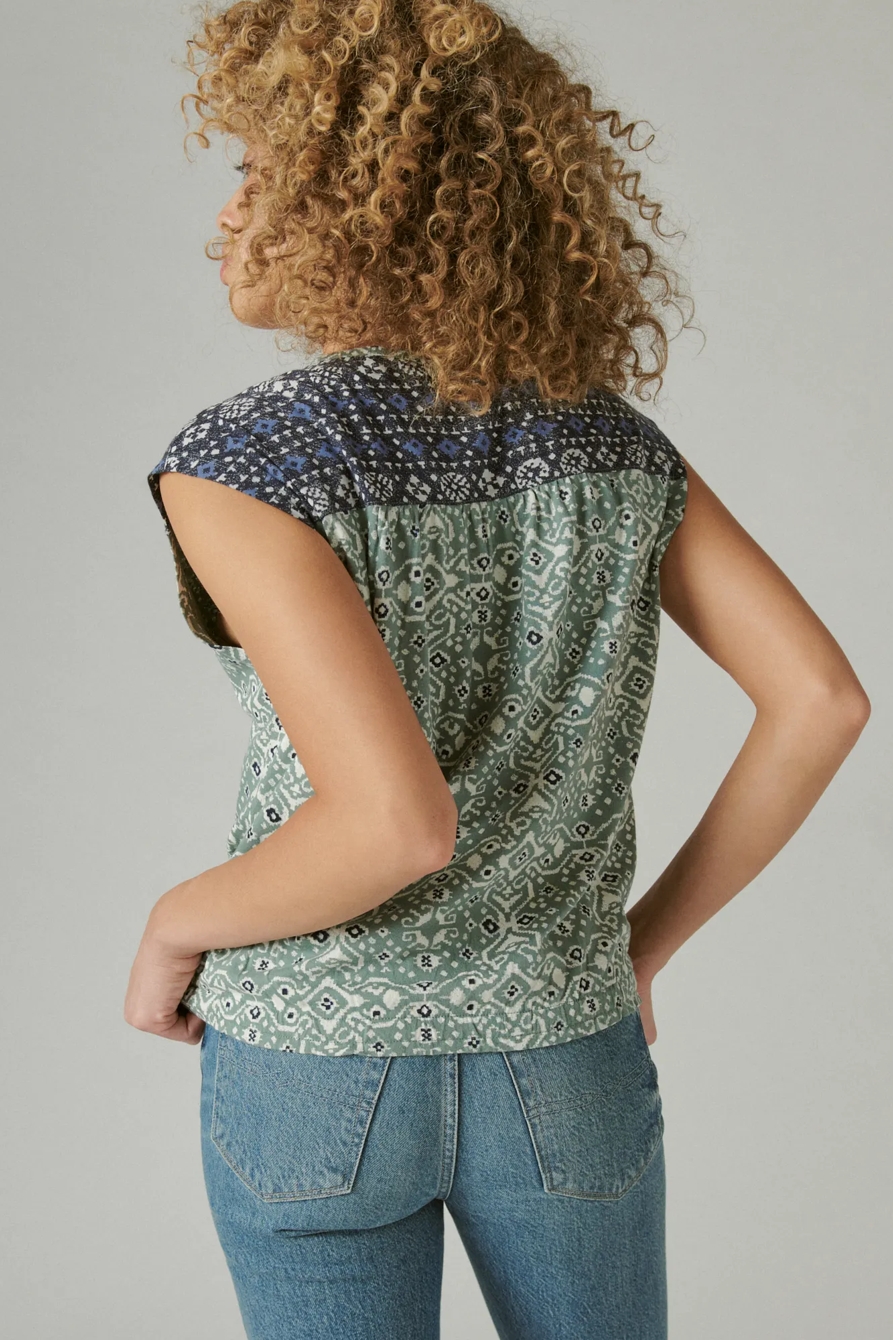 MIXED PRINT TOP, image 4