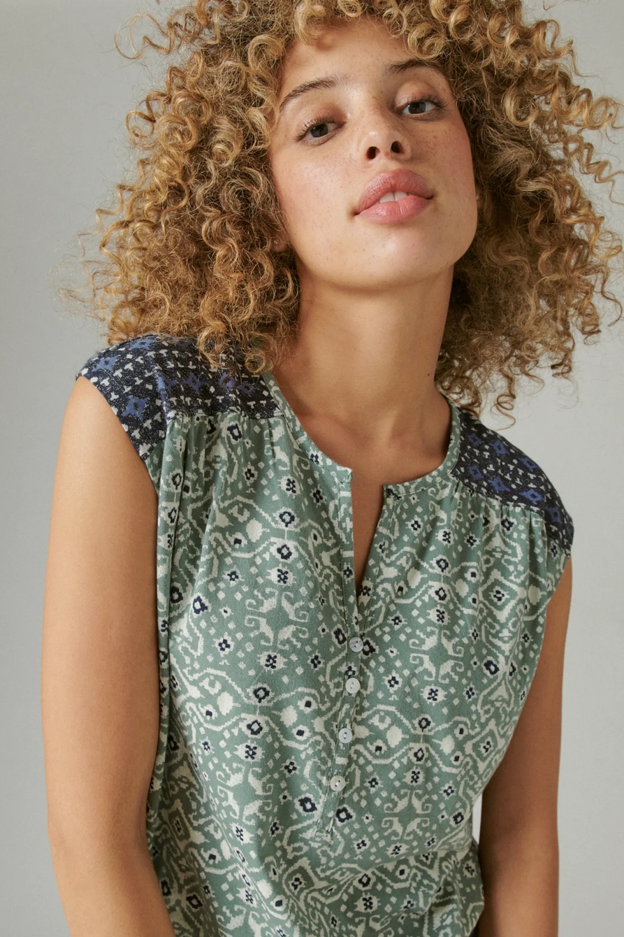 MIXED PRINT TOP, image 5