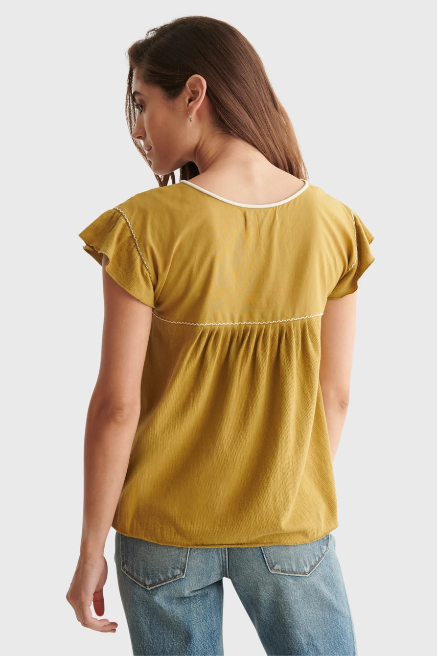 EMBROIDERED BOHO BLOUSE, image 4
