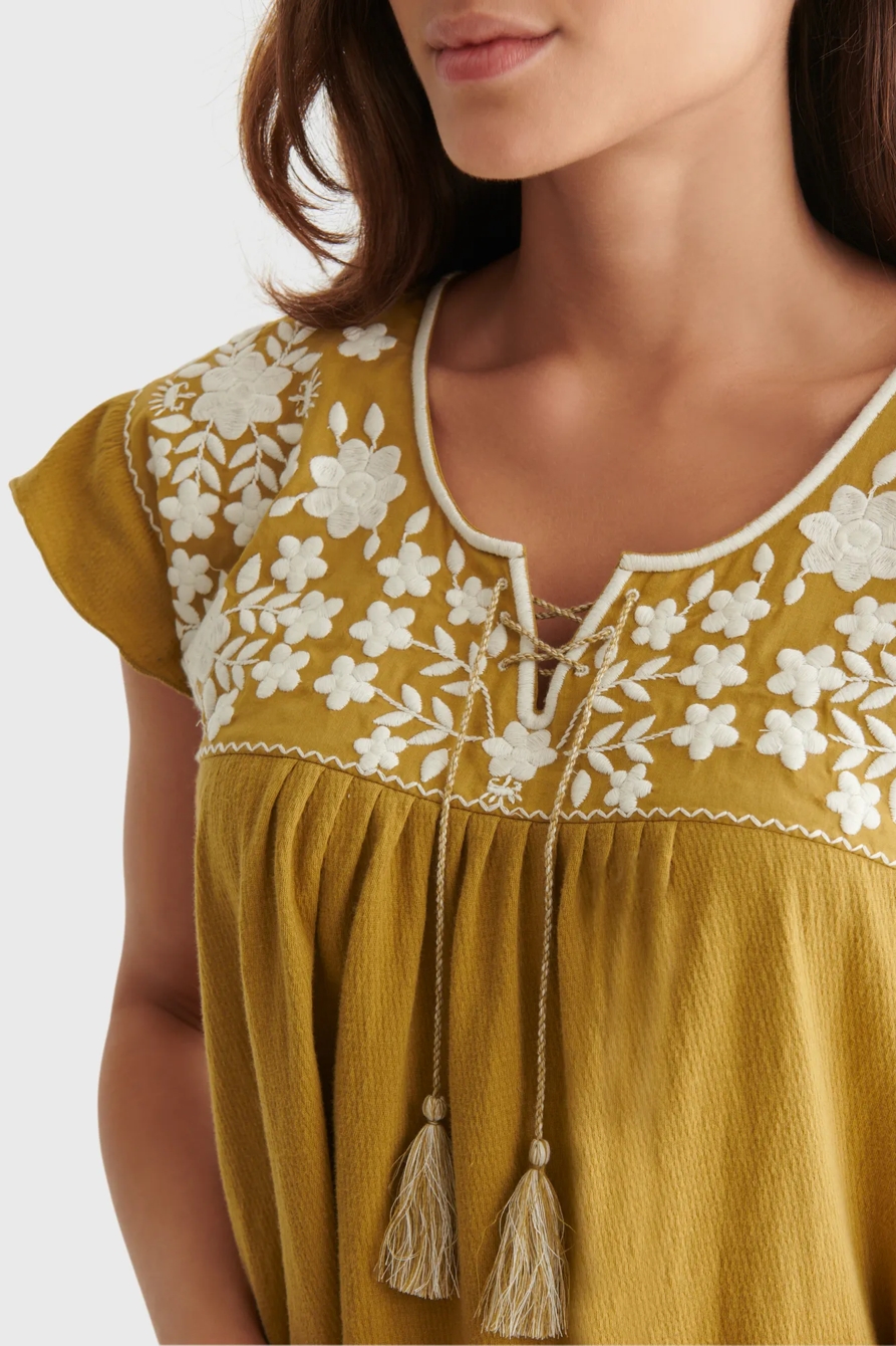 EMBROIDERED BOHO BLOUSE, image 5
