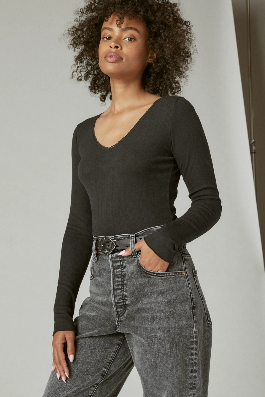 SCOOP NECK BODYSUIT, image 3