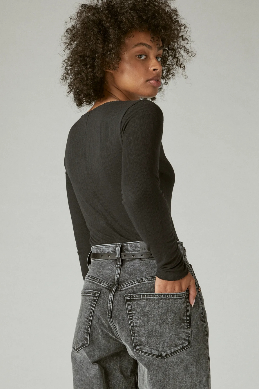 SCOOP NECK BODYSUIT, image 4