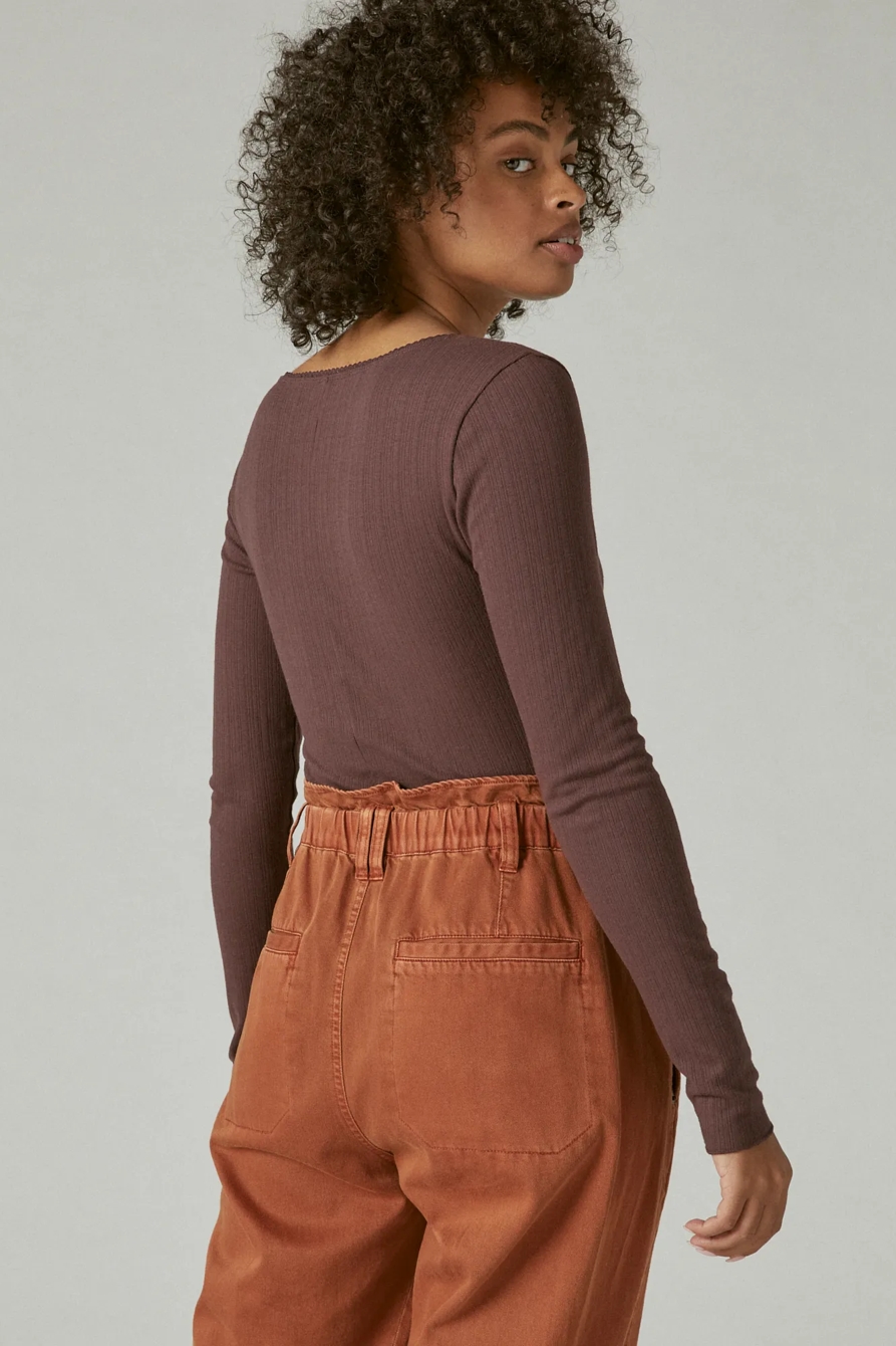 SCOOP NECK BODYSUIT, image 4