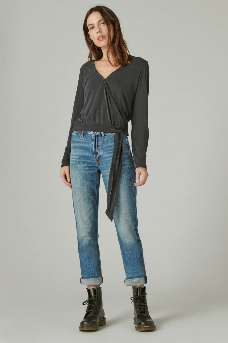 SANDWASH SURPLICE TOP, image 2