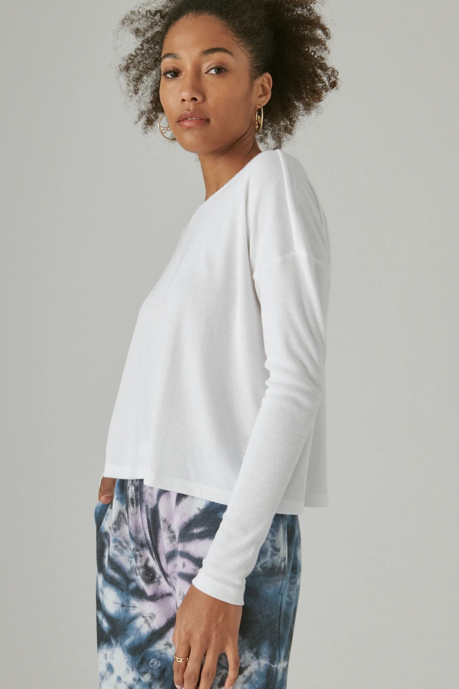 LONG SLEEVE BOXY CREW, image 3