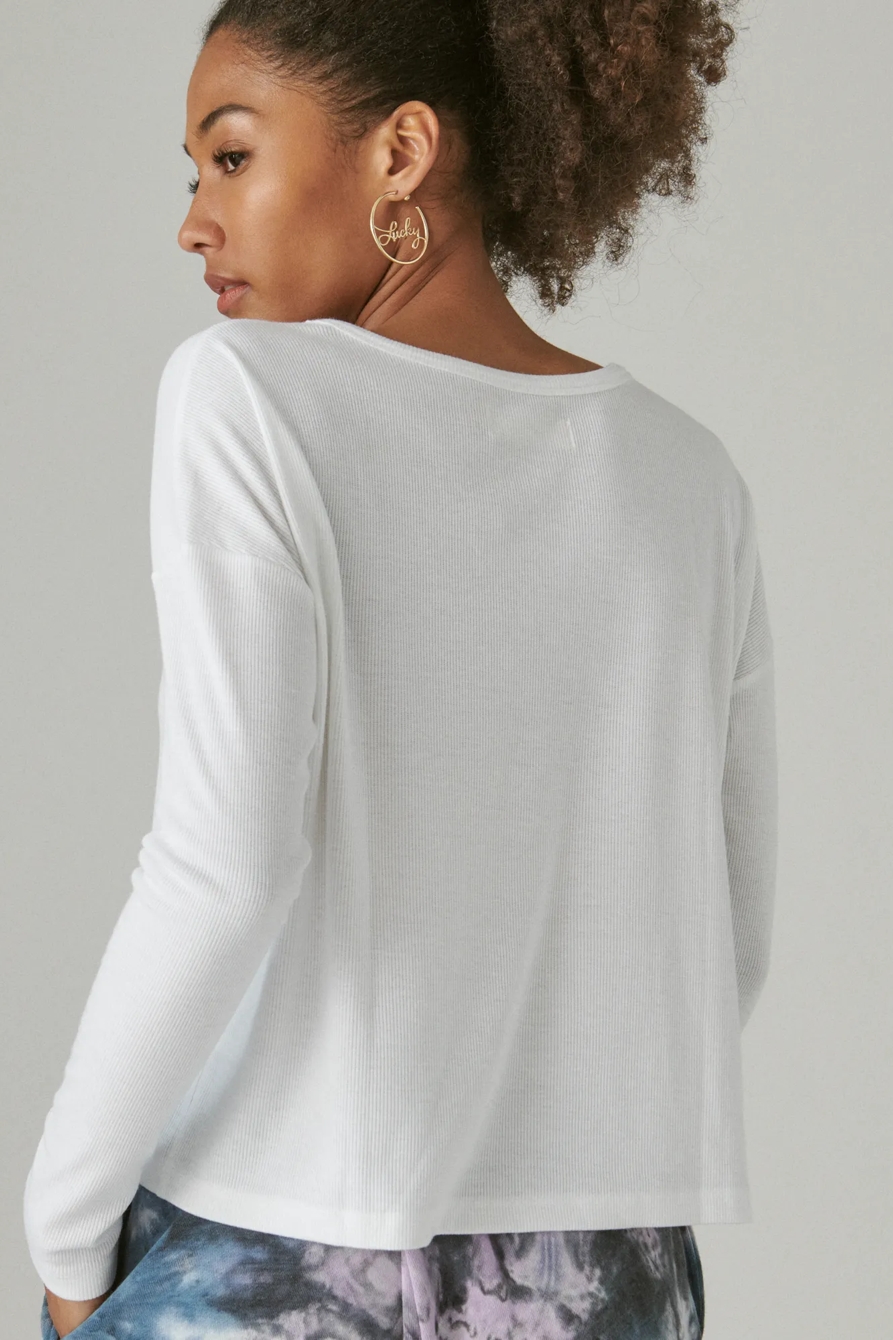LONG SLEEVE BOXY CREW, image 4