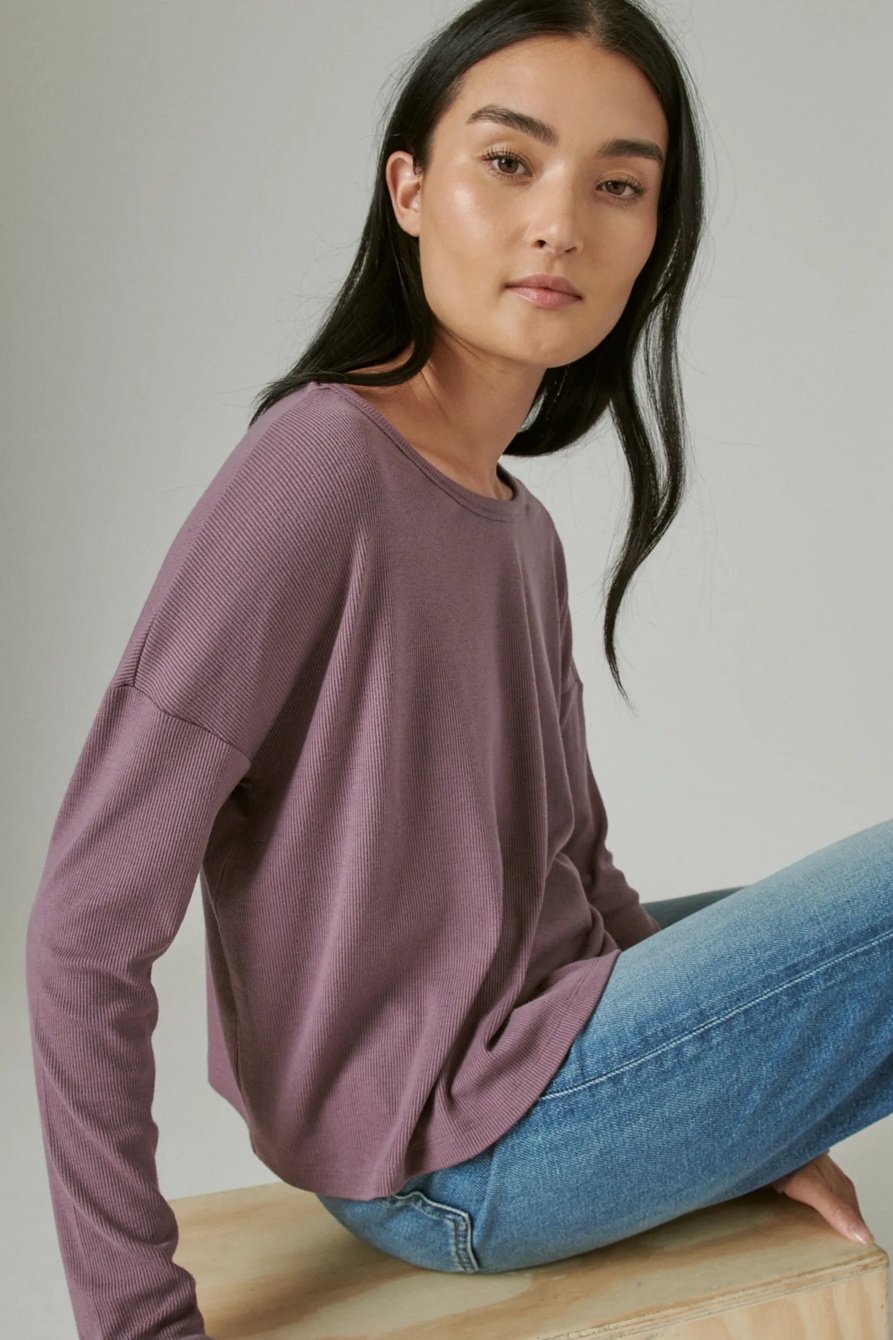 LONG SLEEVE BOXY CREW, image 6
