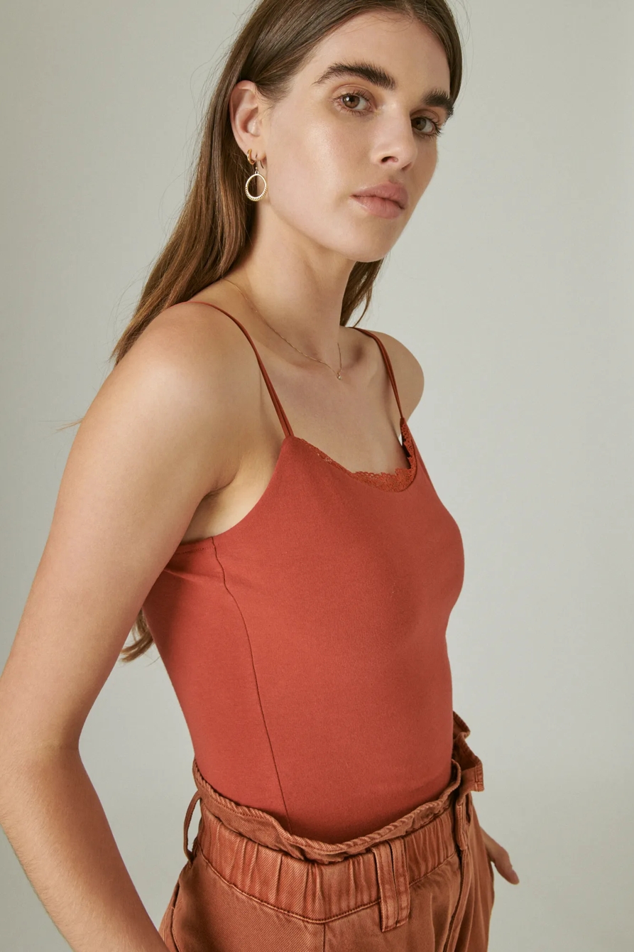 BUNGEE CAMI WITH LACE, image 3