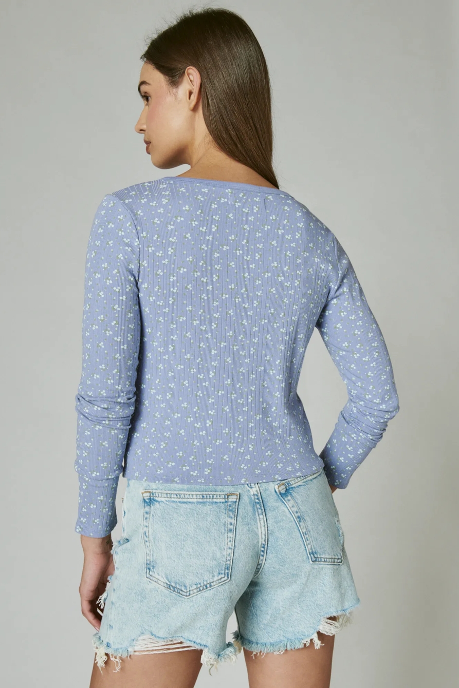 LACE UP LONG SLEEVE TOP, image 5