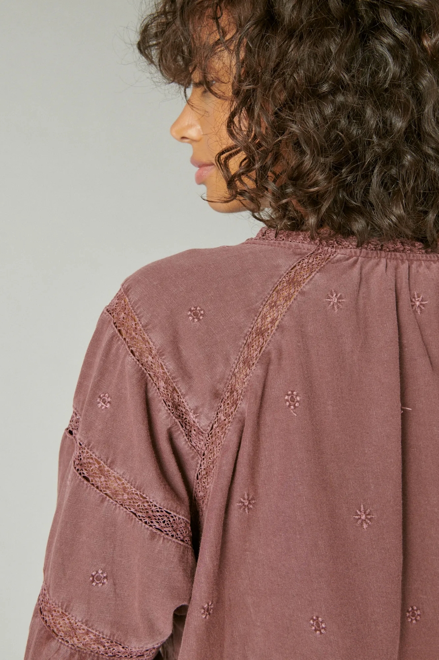 LONG SLEEVE EMBROIDERED KNIT TOP, image 5