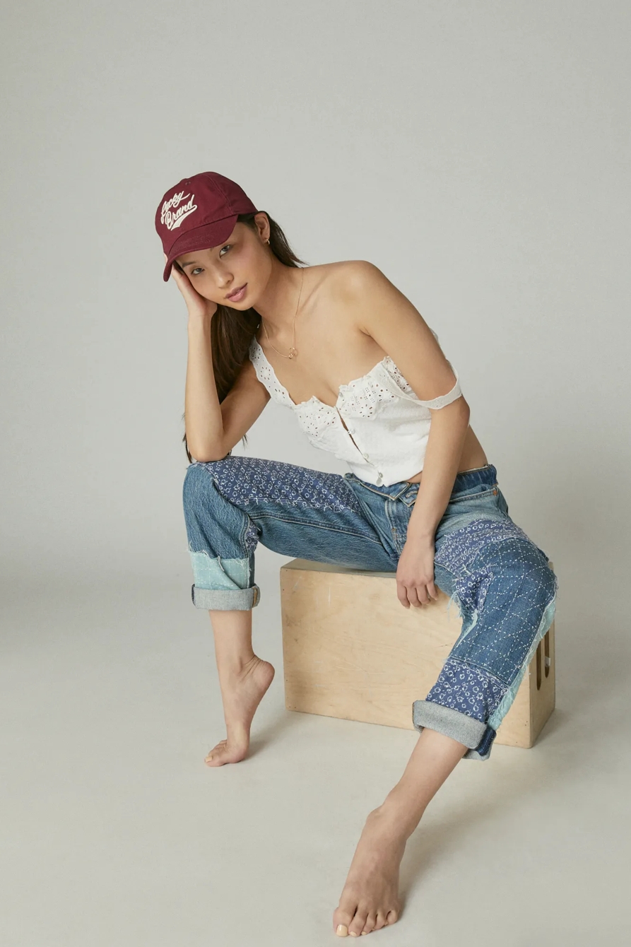 EYELET BUTTON FRONT TANK, image 4