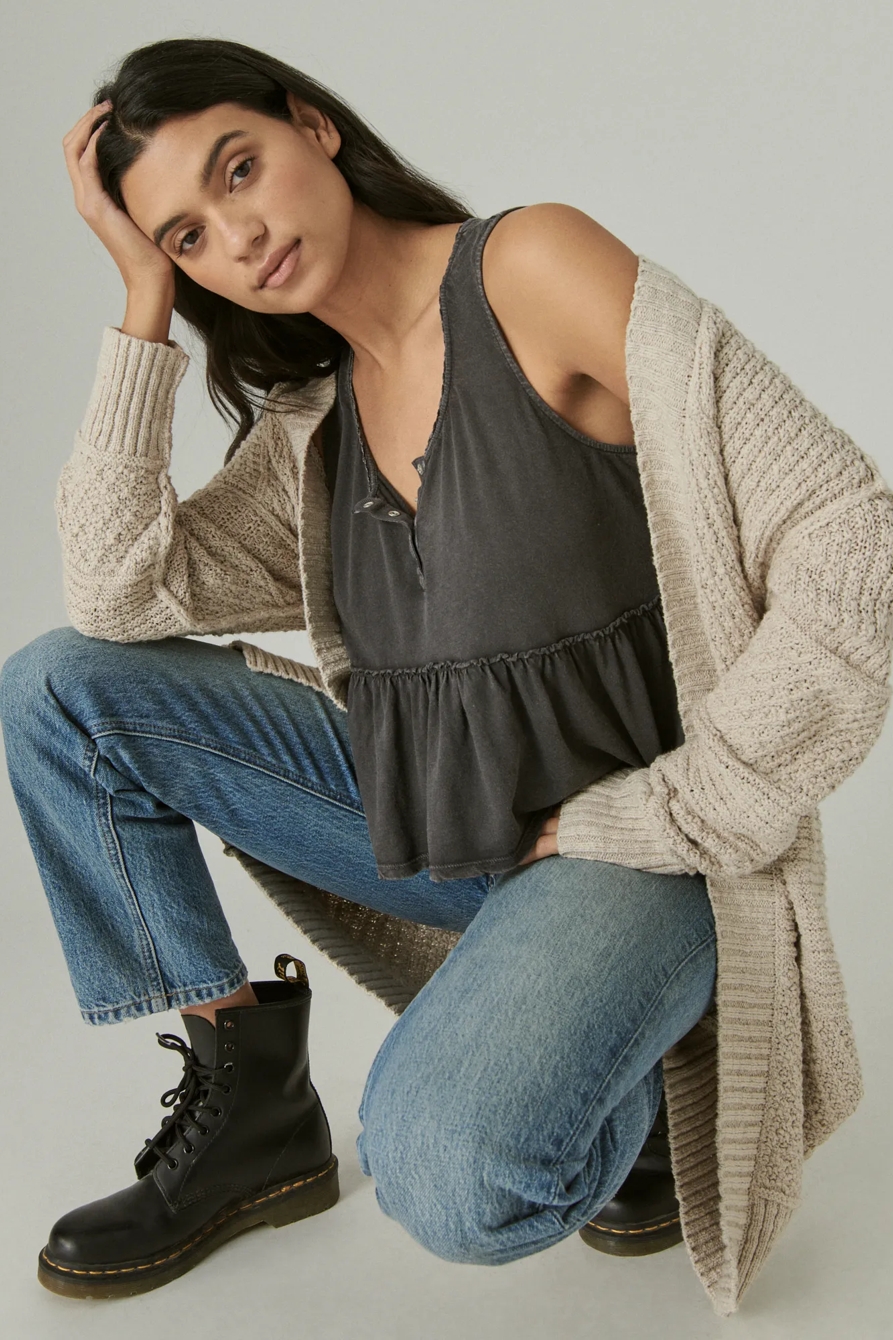 BABYDOLL HENLEY TANK, image 6