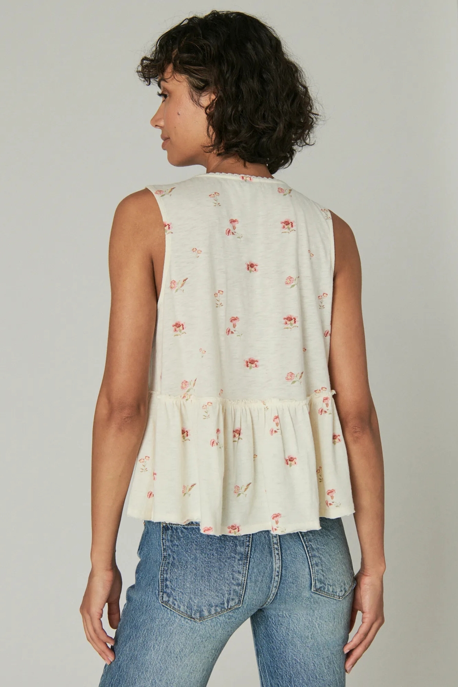 BABYDOLL HENLEY TANK, image 4