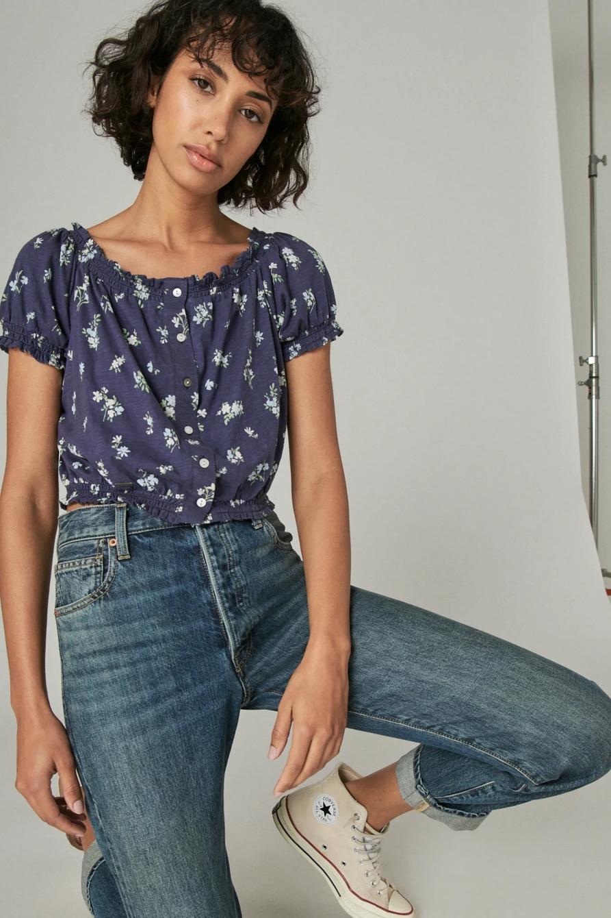 FEMININE BUBBLE HEM WITH BUTTONS, image 6