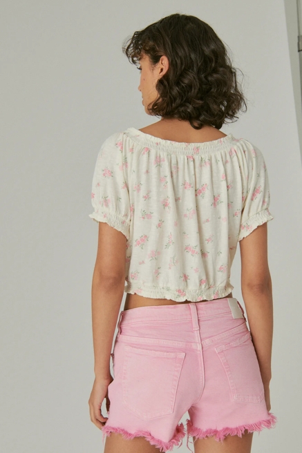 FEMININE BUBBLE HEM WITH BUTTONS, image 4