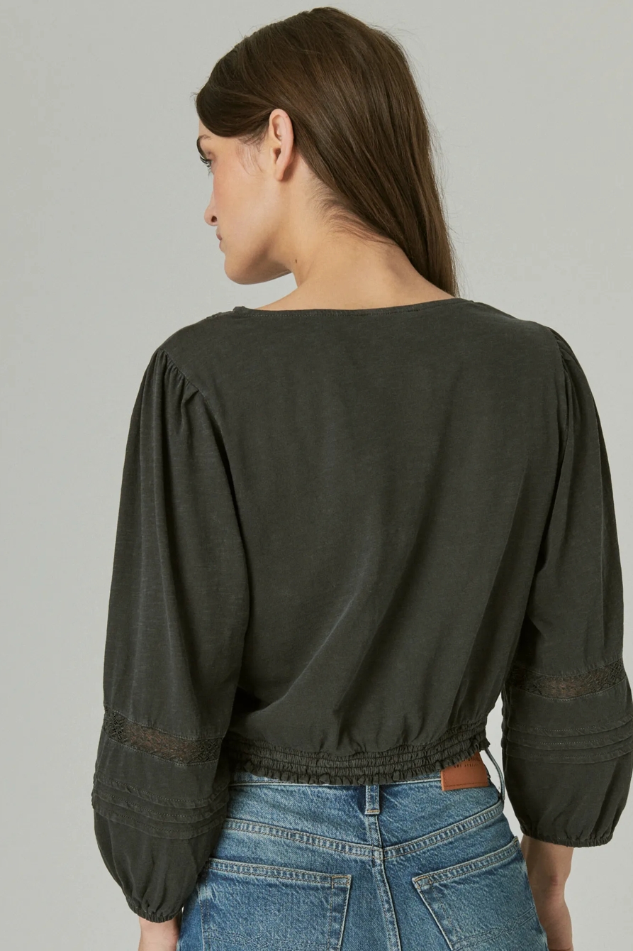 EYELET WRAP TOP, image 4