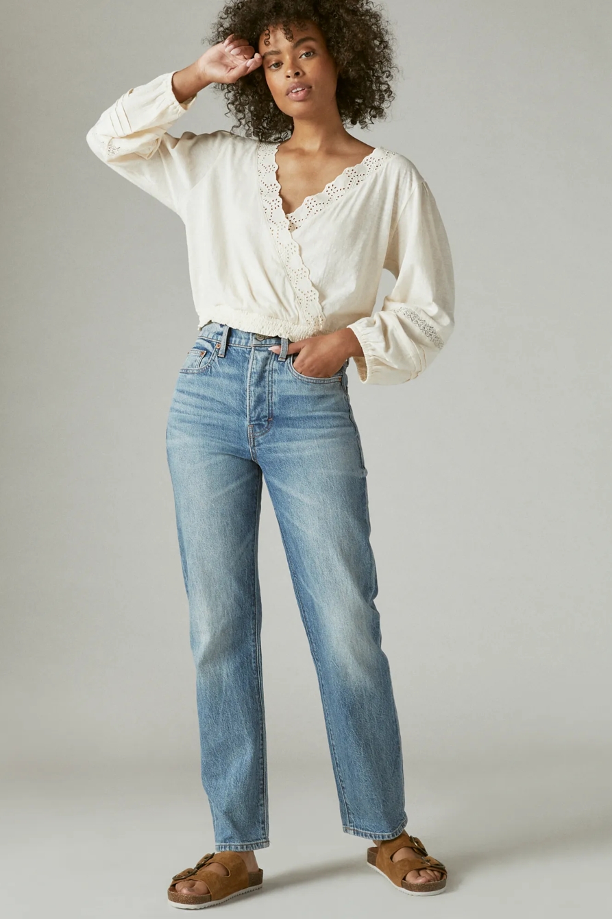 EYELET WRAP TOP, image 2